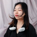 Fan Portable Hanging Neckband Fan USB Rechargeable Double Fans Air Cooler Conditioner Colorful Electric - Image 5