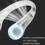 Mini Neck Portable Hanging Rechargeable Air Cooler Summer Sport Fan - Image 4