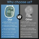 (Fill Light Fan) Portable Desktop Fan Camping Ceiling Fan Light Usb Charging Night Light - Image 8