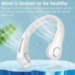 Mini Neck Portable Hanging Rechargeable Air Cooler Summer Sport Fan - Image 3