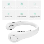 Mini Neck Portable Hanging Rechargeable Air Cooler Summer Sport Fan - Image 7