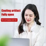 Mini Neck Portable Hanging Rechargeable Air Cooler Summer Sport Fan - Image 2
