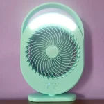 JOYKALY YG-719 Rechargeable Strong Wind Desk Fan With LED Lamp - Image 3