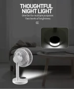 DP High Quality Usb Mini Portable Rechargeable Table Desk Fan – DP 7626 - Image 6