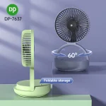DP Automatic Rotating Mini Table Desk Fan With LED Light – DP7637 - Image 2