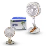 LR-2018 Table Fan, Small Portable Desktop Fan with 21 SMD Light Strong Wind, Quiet Operation Personal Mini Fan - Image 3